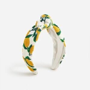 J. Crew Beaded limoncello headband - beaded lemons